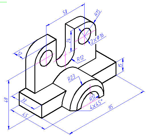 CAD中画三维模型的等轴测图363.png