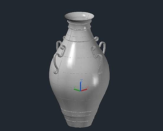 CAD花瓶压花渲染教程85.png