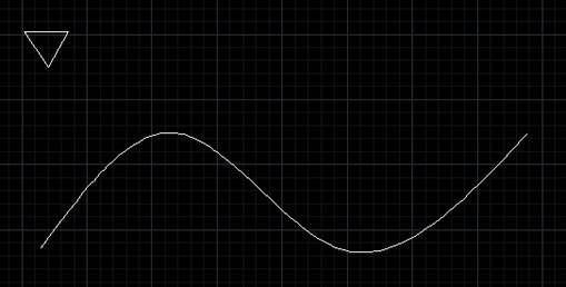 CAD如何应用定距等分让特定图形沿某一曲线排列