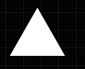 CAD怎么画实心三角形