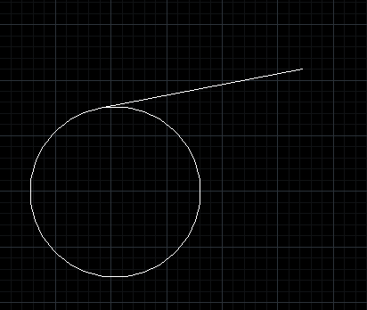 怎么使用CAD绘制圆的切线