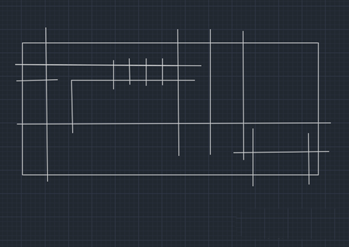 cad怎么画厂房的线条平面图?
