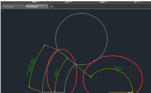 CAD如何创建弧长与角度尺寸