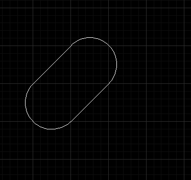 CAD画弧线与两条平行直线相切