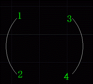 CAD绘制圆弧的时候先得劣弧