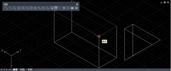 CAD中三维空间点和空间直线的绘制