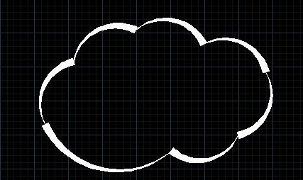 怎么使用CAD绘制云彩图