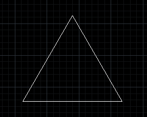 CAD怎么画实心三角形