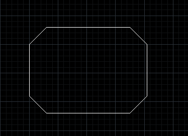 CAD怎么绘制矩形倒角