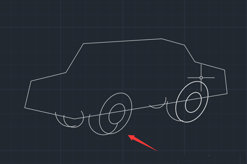 CAD怎么画汽车平面图