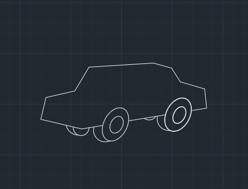 CAD怎么画汽车平面图