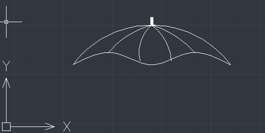 用CAD绘制雨伞的详细教程