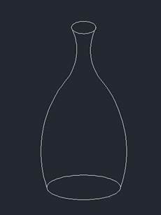 CAD绘制一个简单的花瓶平面图的技巧