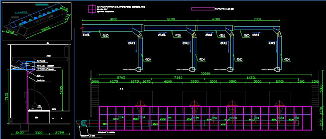 CAD水洗塔净化工程设计案例分享