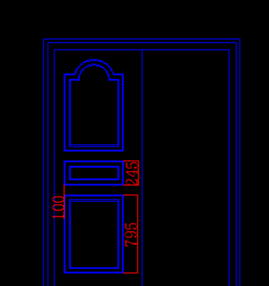 CAD怎么设计一款欧式门平面图?