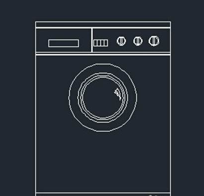 怎么用CAD绘制洗衣机的实例教程