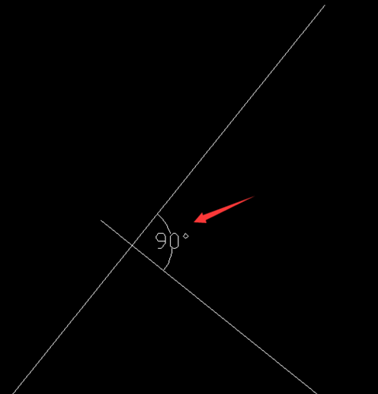 中望CAD将两条任意角度的直线变为互相垂直状态的便捷方法
