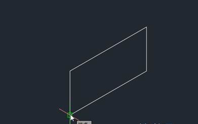 CAD利用直线绘制长方体轴测图