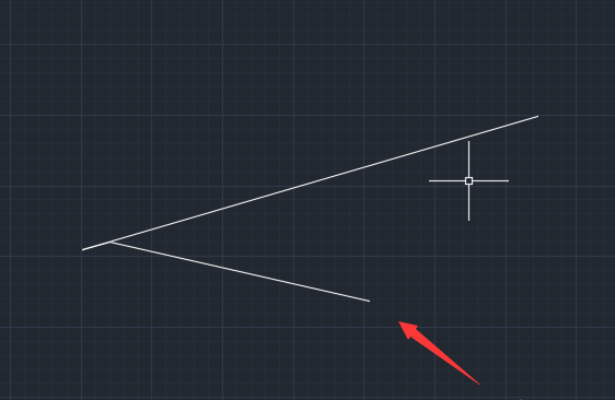 CAD怎么在直线的任意一点画另一条直线