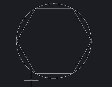 CAD怎么绘制多边形的外切圆