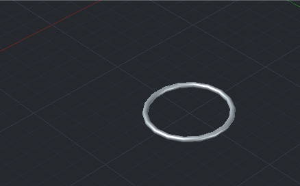 CAD怎么画三维立体圆环