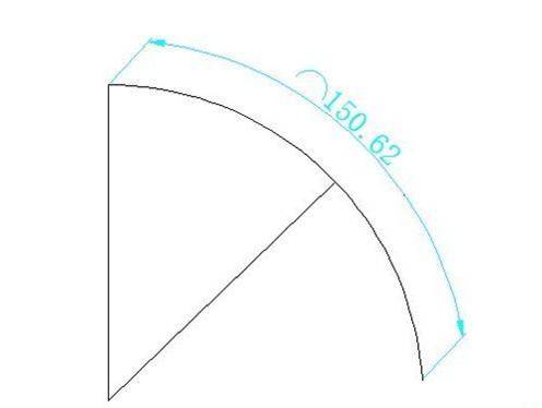 CAD怎么绘制指定长度的弧线