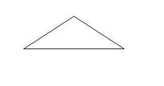 CAD怎么画一个已知长度的等腰三角形