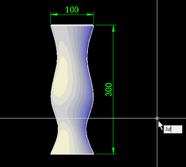 CAD怎么使用三维旋转命令快捷绘制漂亮花瓶