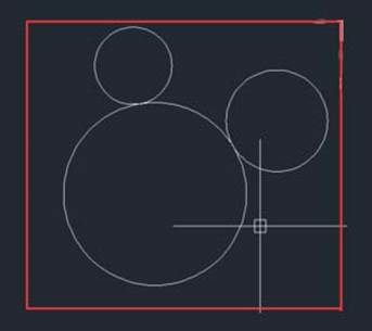 CAD如何绘制与两个圆同时相切的圆