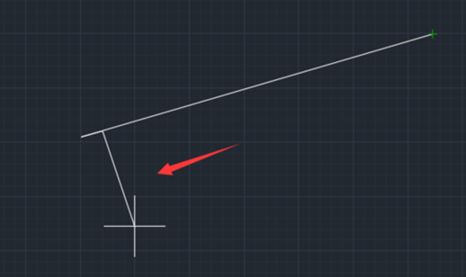 CAD怎样从一直线端点某一距离开始绘制