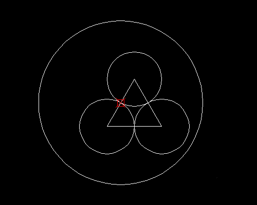 怎么用CAD绘制三环心形？
