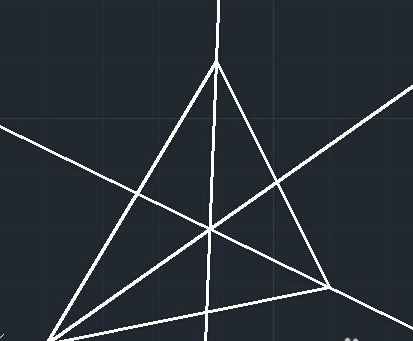 CAD三角形如何确定中心点？