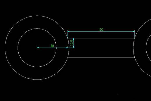 CAD中机械零件的平面图步骤