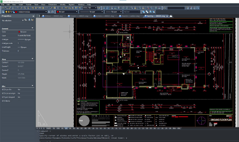 9pm建筑设计公司用中望CAD完成的房屋平面图