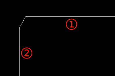 CAD如何用指定角度的方式建立倒角
